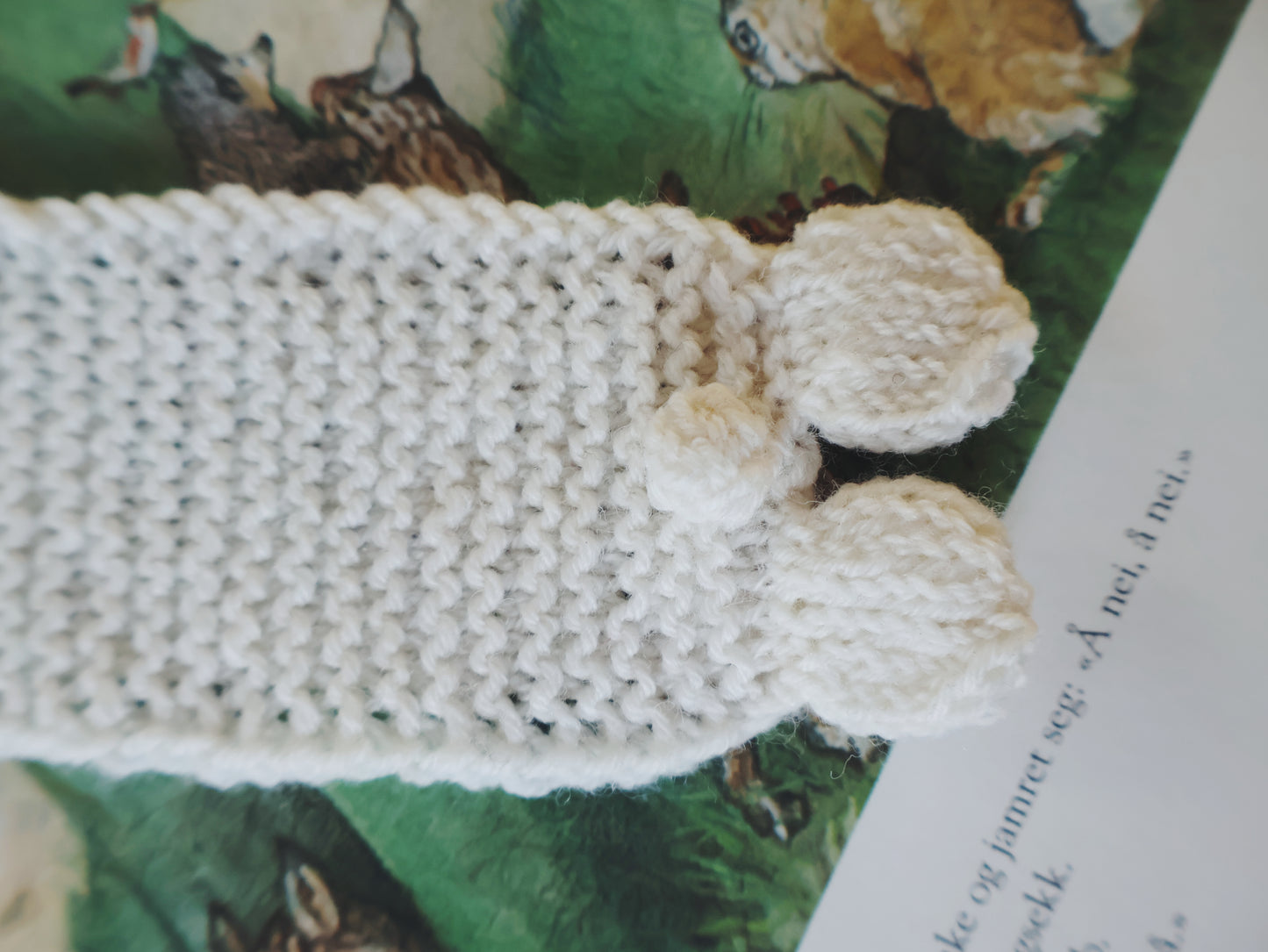 Book Bear and Book Bunny - english pattern