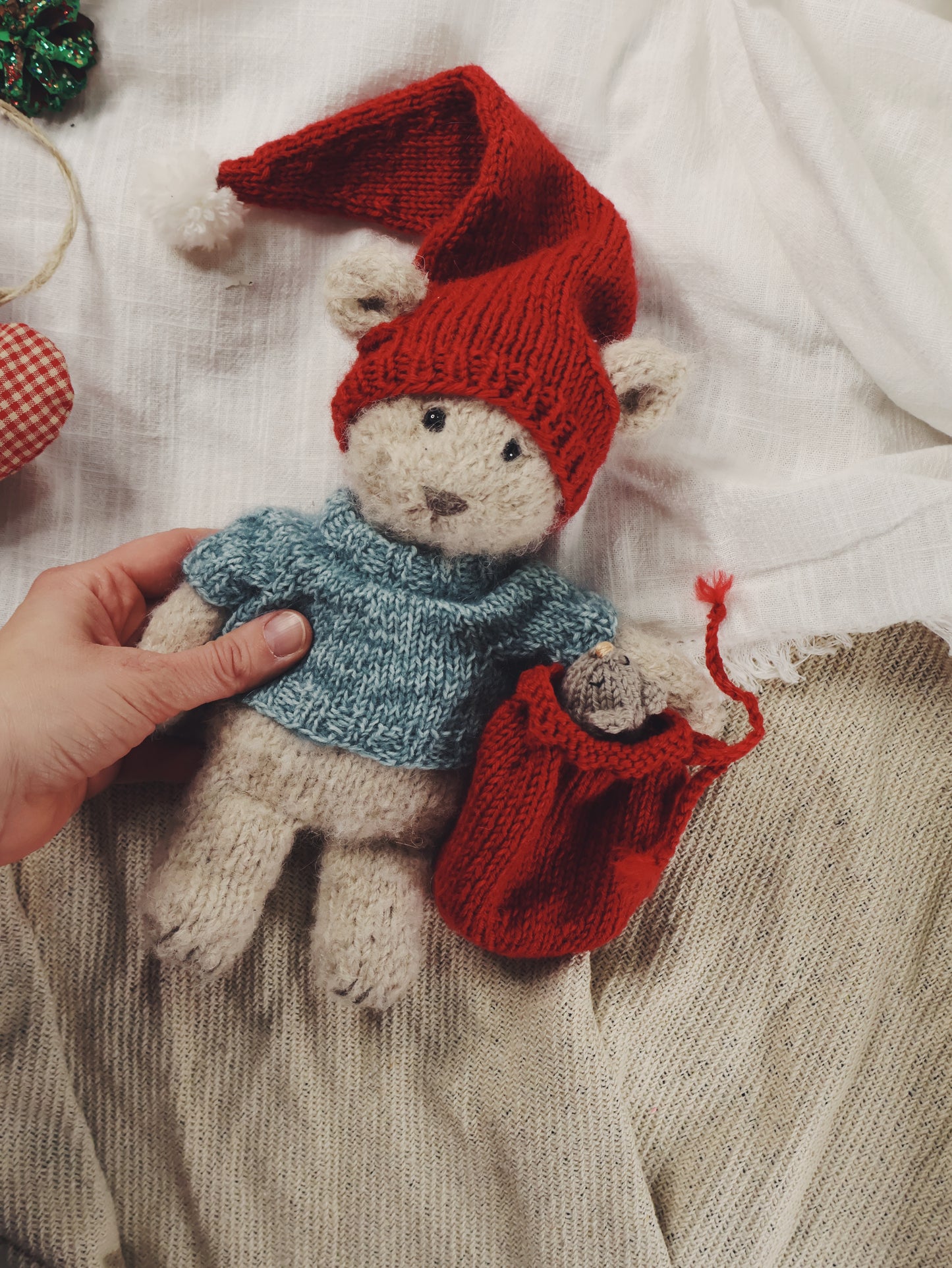 Teddys jul - mini oppskriftshefte på norsk